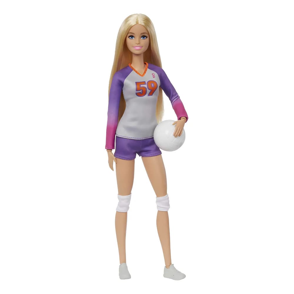 Boneca Barbie Profissões Jogadora de Vôlei HKT72 Mattel