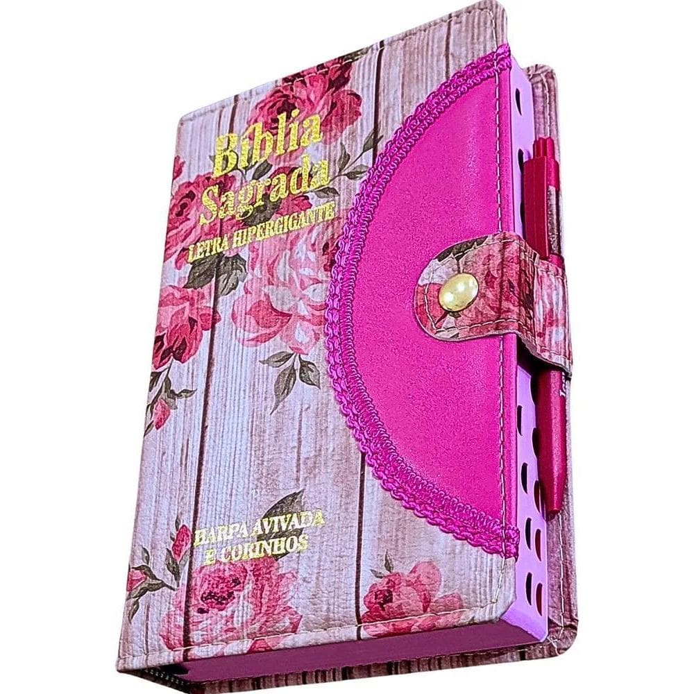 Bíblia Sagrada Letra Hiper Gigante Com Harpa E Índice - João