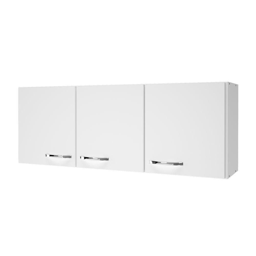 Armário De Cozinha 1,20mts Pop Faro Branco - Indekes