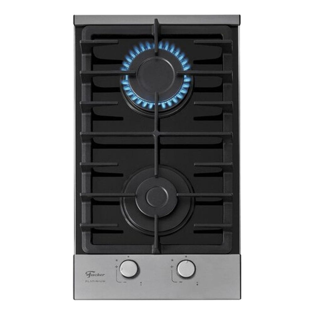 Cooktop 2 Bocas A Gas Vidro Preto Compact - Fischer