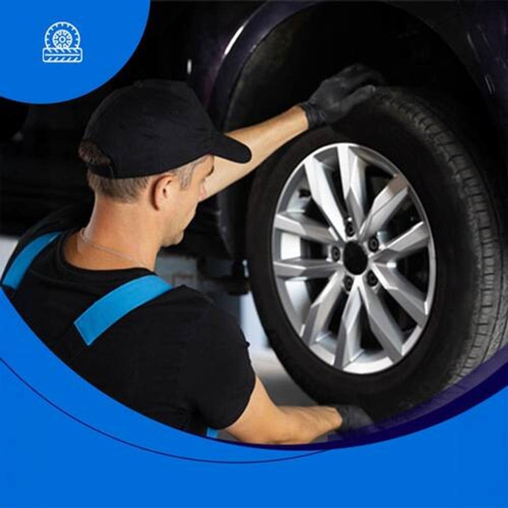 Montagem de 4 Pneus + Alinhamento + Balanceamento (Aro 19 20 21)