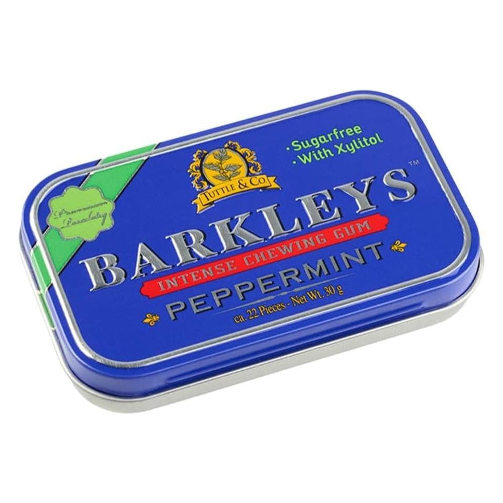 Barkley`s Chewing Gum Peppemint Sugarfree 30g - Importado Europa