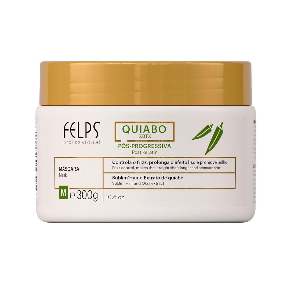 Máscara Quiabo XBTX Pós Progressiva Felps Professional - 300g