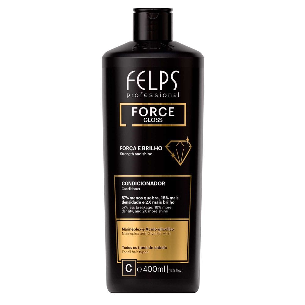 Condicionador Force Gloss Felps Professional - 400mL