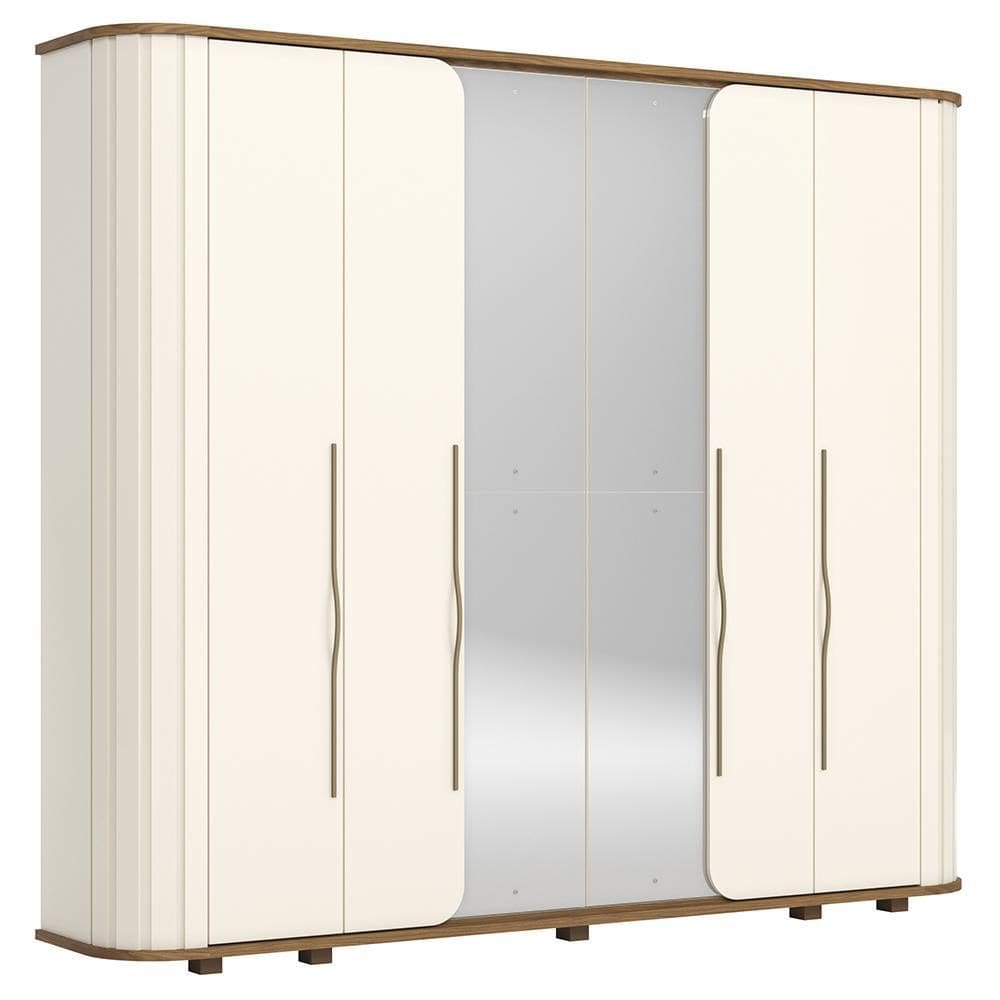 Guarda Roupa Casal 6 Portas Premium - Móveis Henn