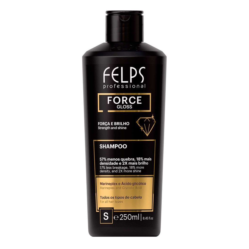 Shampoo Force Gloss Felps Professional - 250mL