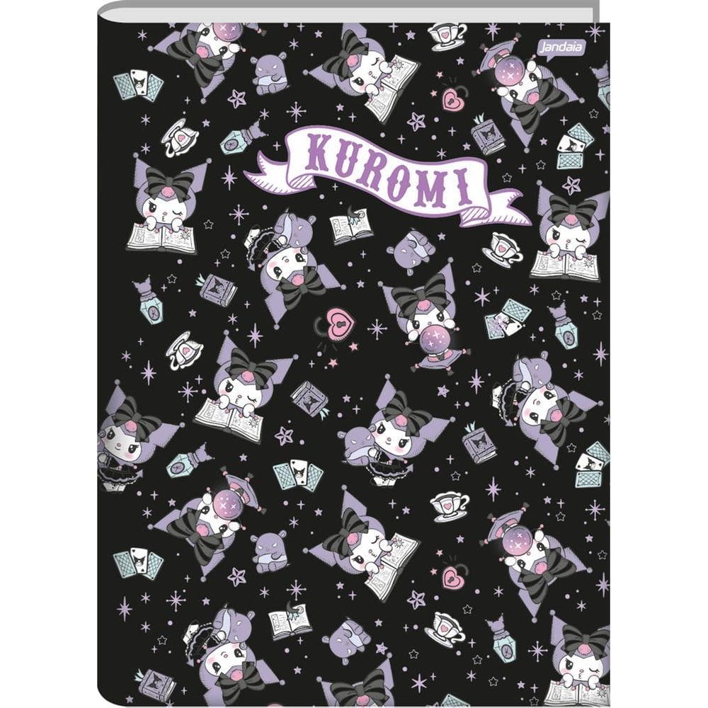 Caderno Brochurão 80 Folhas Capa Dura Kuromi