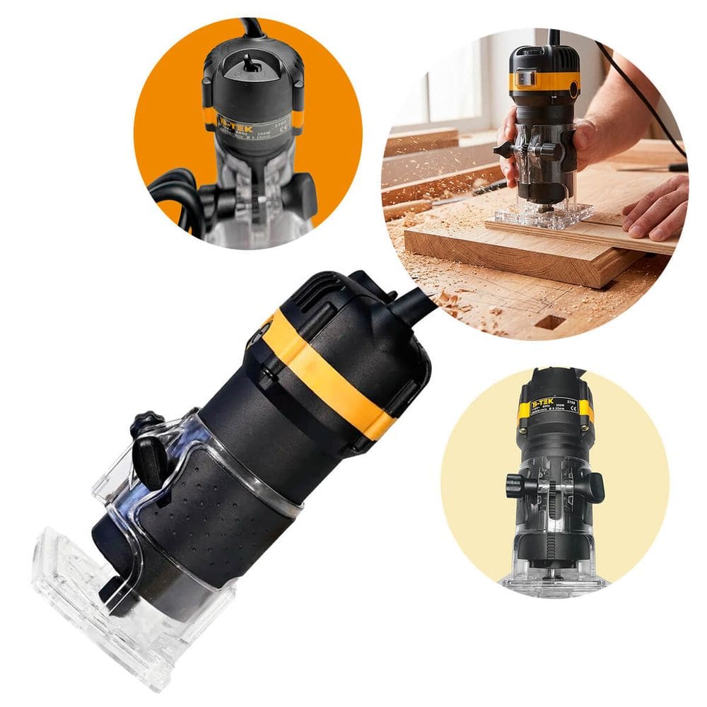 Tupia Laminadora Elétrica 300W Base Transparente