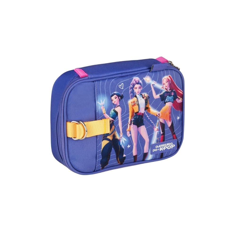 Estojo Box Guerreiras Do K-Pop Netflix 100 Pens Meninas