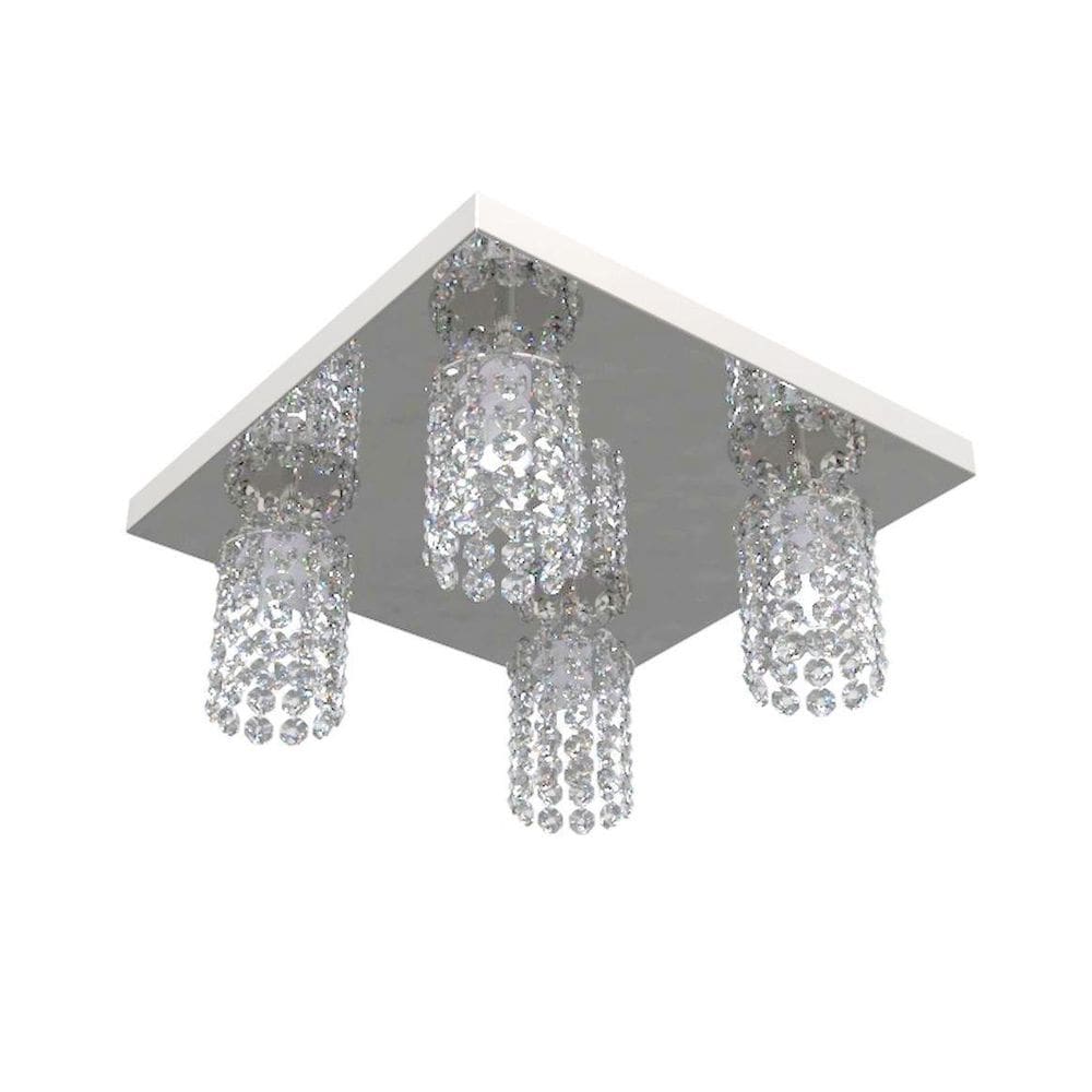 Plafon de Cristal 30X30cm Mesa Balcão