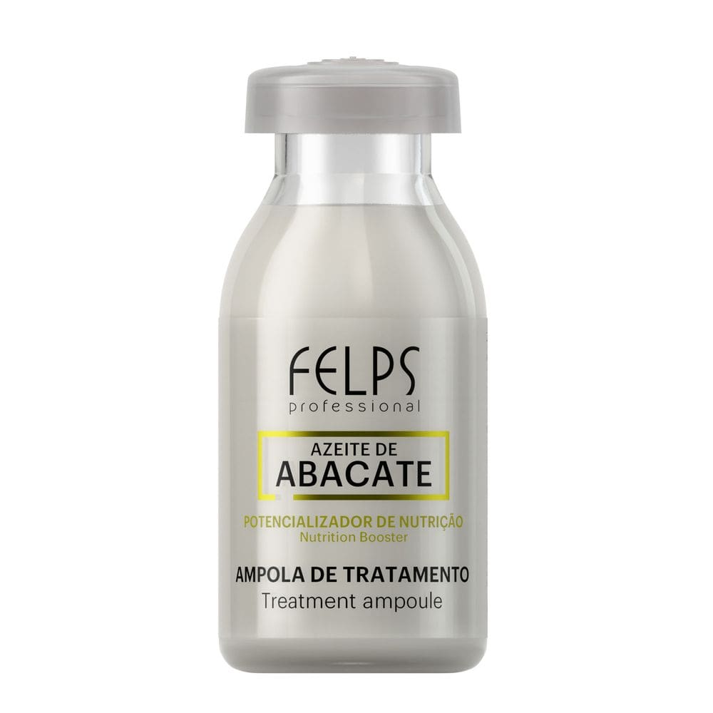 Ampola de Tratamento Azeite de Abacate Potencializador de Nutrição Felps Professional - 15mL