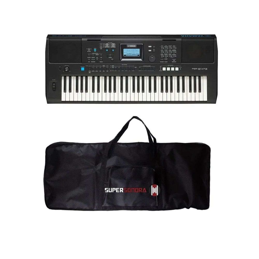 Kit Teclado Yamaha PSR-E483 + Capa