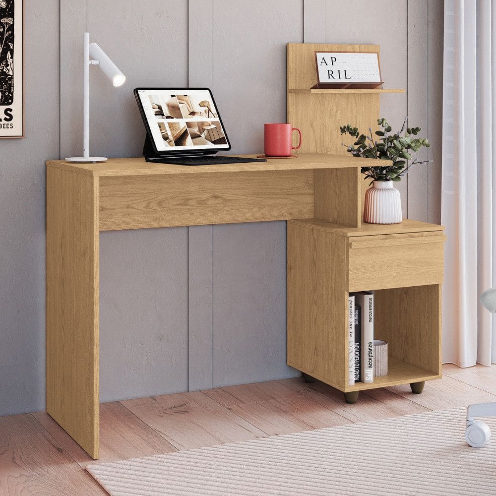 Escrivaninha 1 Gaveta Lira Moveis Castro