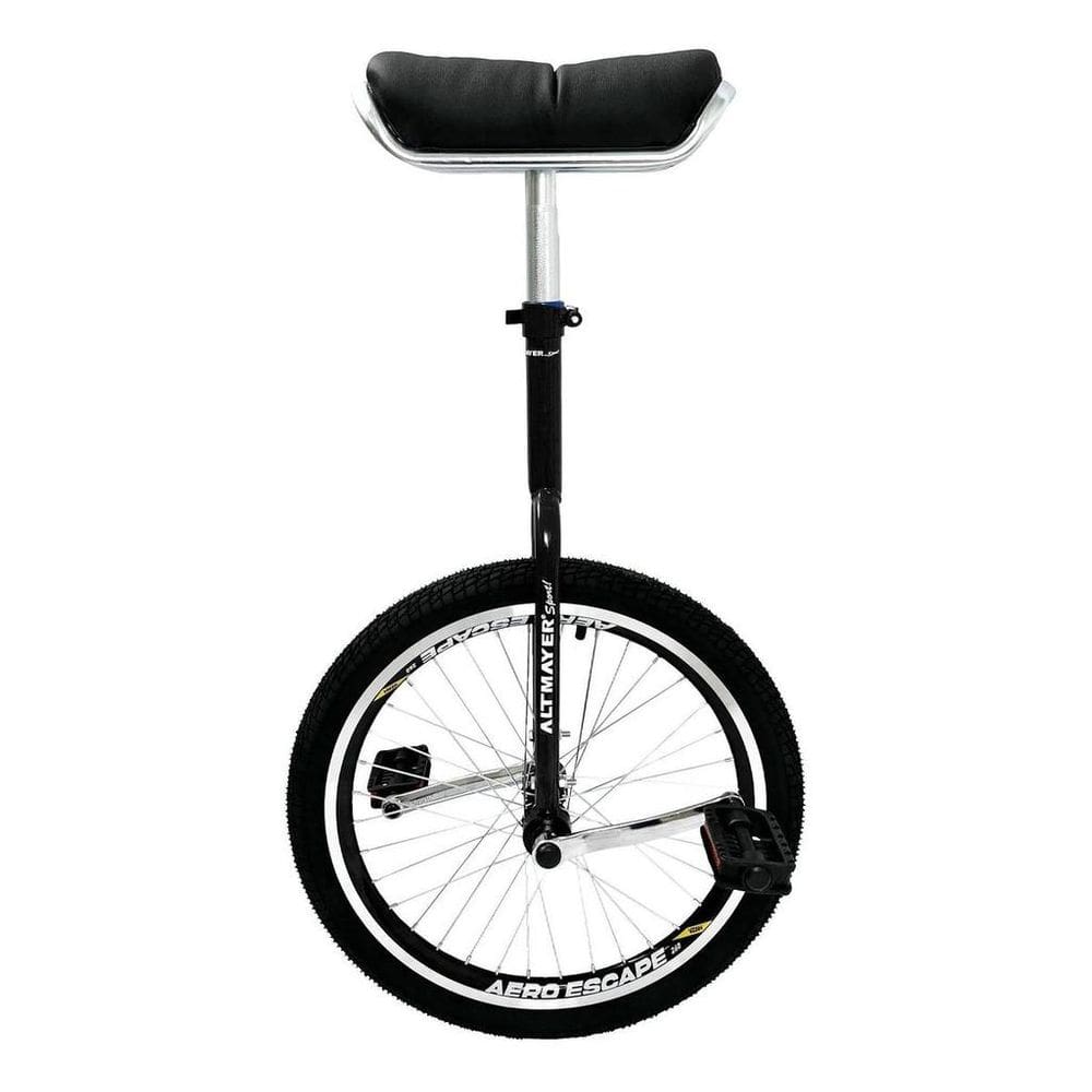 Monociclo Bicicleta Aro 20 Malabare Profissional Circo Preto