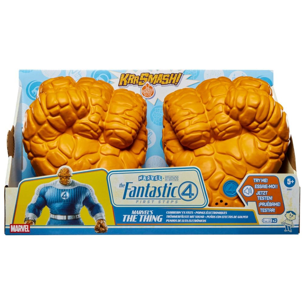 Brinquedo FANTASTIC FOUR Os Fists Clobberin’ do Coisa com Efeitos