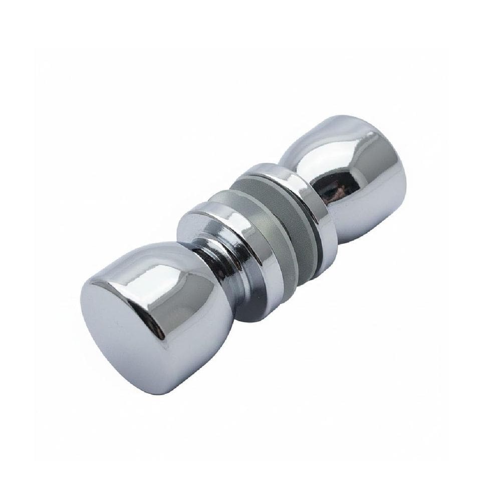 Puxador Para Box De Aluminio Taça Cromado