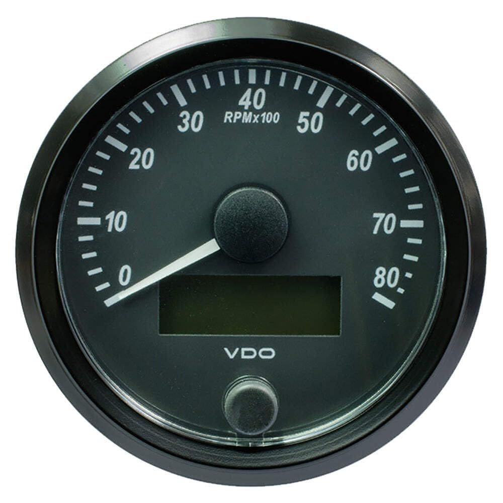Tacômetro VDO SingleViu 80mm (3-1/8) 8000 RPM