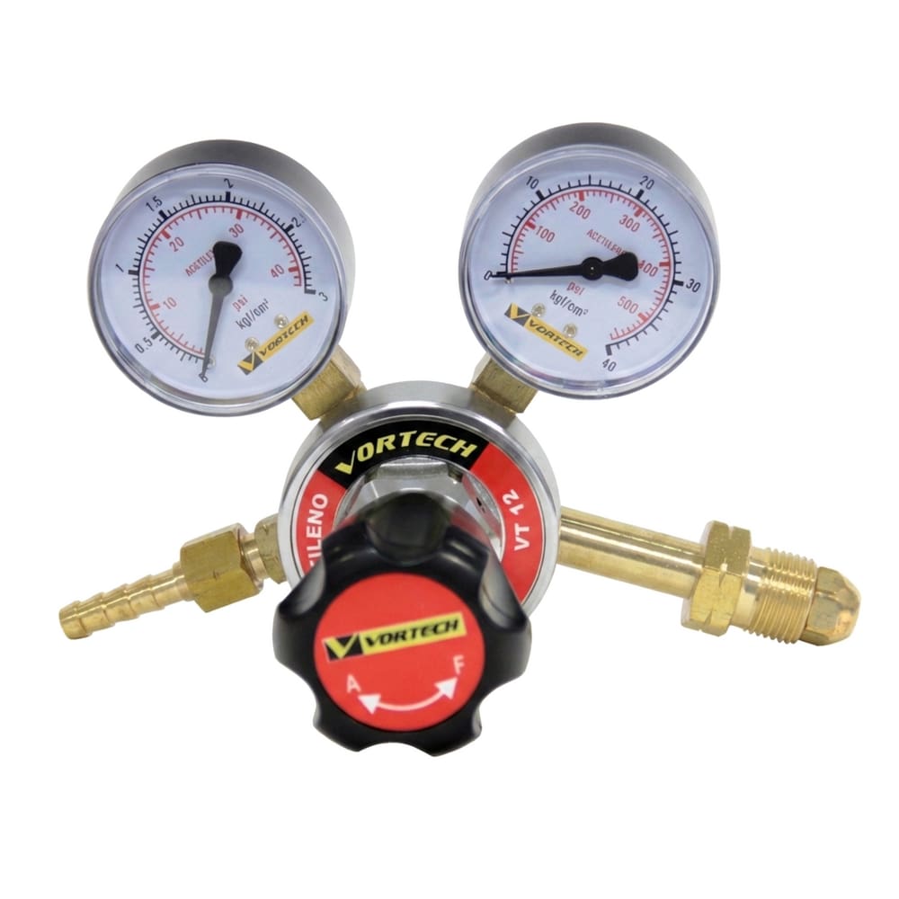Regulador Pressao Acetileno Vt-12 - Vortech