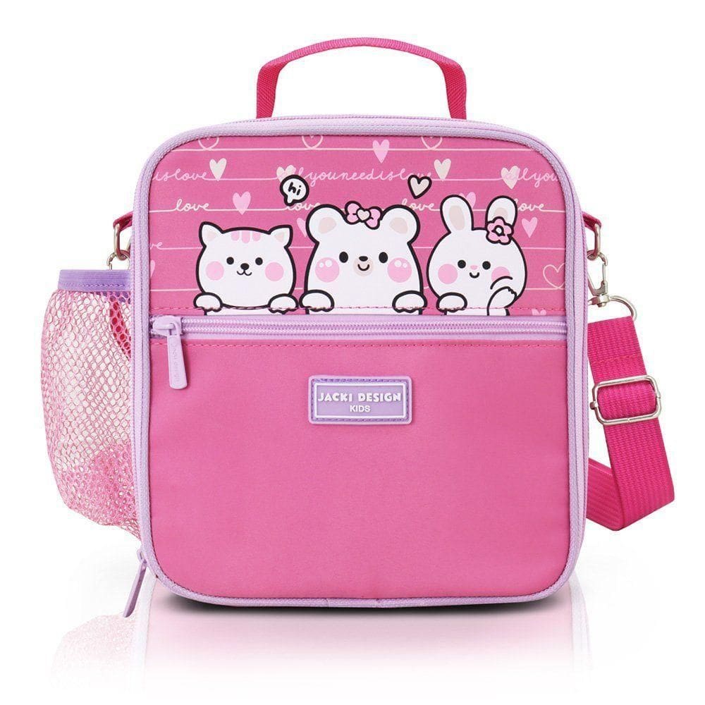 Lancheira Térmica Infantil Amiguinhos Jacki Design – 4.180 Ml Gata Pink