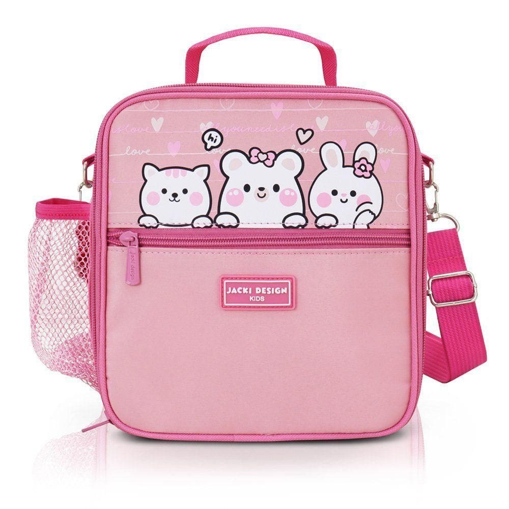 Lancheira Térmica Infantil Amiguinhos Jacki Design – 4.180 Ml Gata Rosa