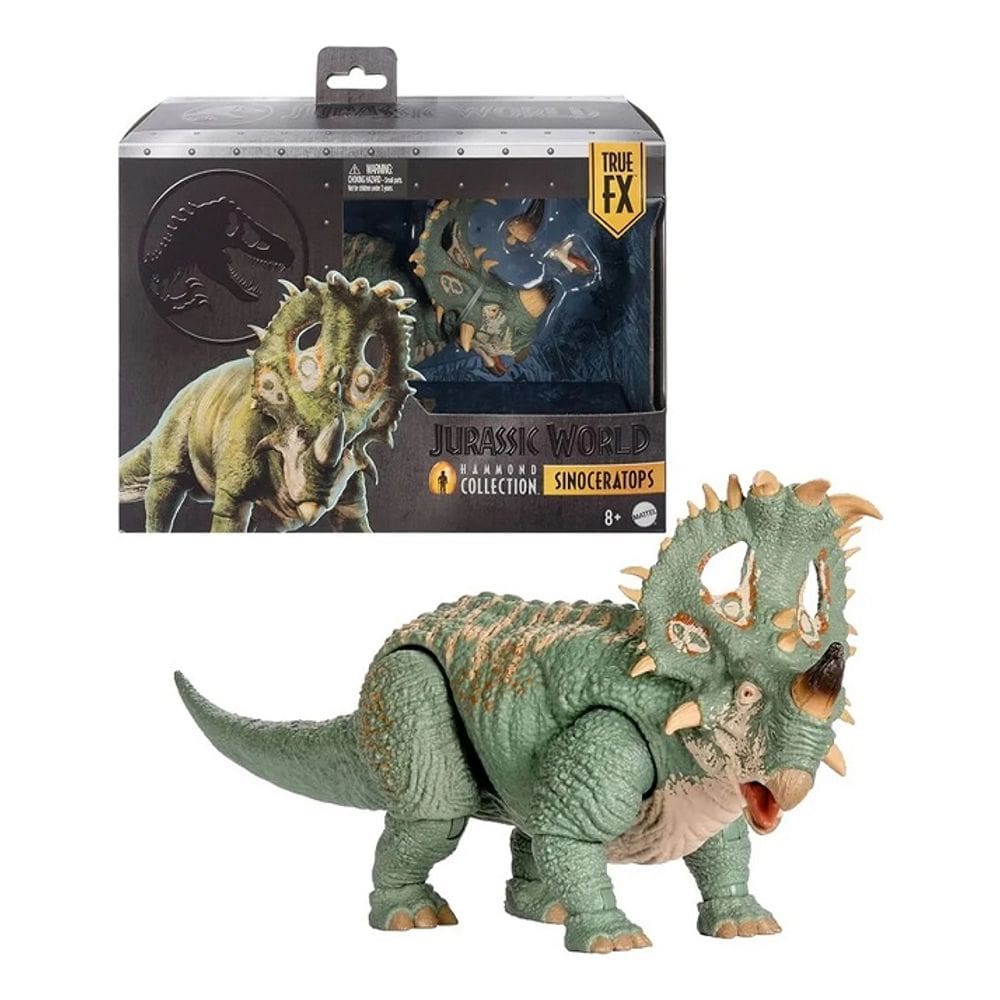 Jurassic World Sinoceratops Collection Hammond  - Realismo Premium True FX - Mattel