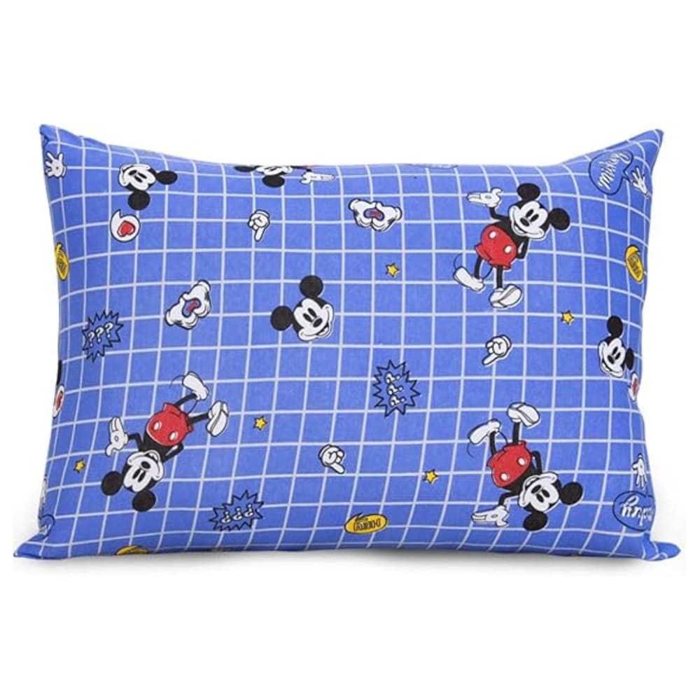 Fronha Estampa Malha Portallar Avulsa Disney Hey Mickey Azul