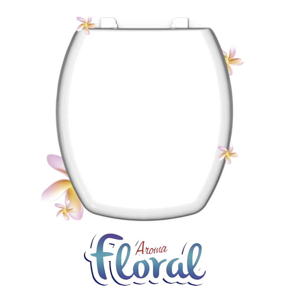 Tampa Assento Sanitário Floral Thema Para Banheiro Almofadado Durín