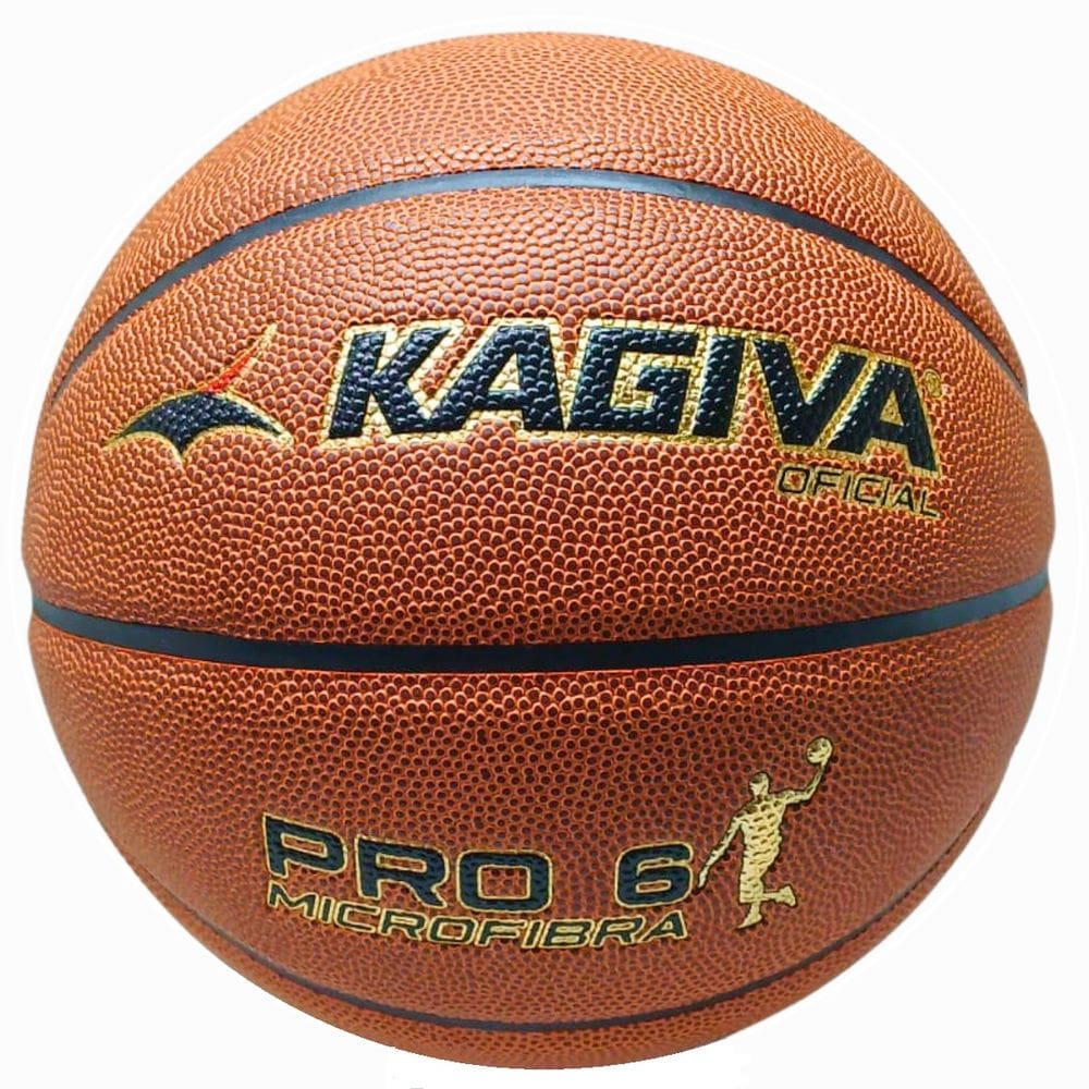 Bola de Basquete Kagiva Pro 6 Microfibra Oficial Tamanho 6 Feminina