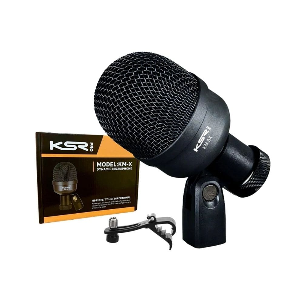 Microfone Para Bumbo Surdo Percussão Tambores KSR Pro KMX
