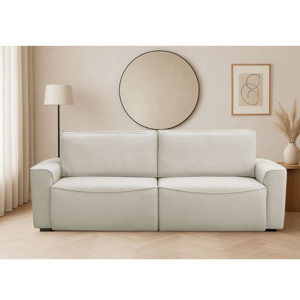 Sofa 3 Lugares Retratil e Reclinavel Veludo Nobile Ferguile