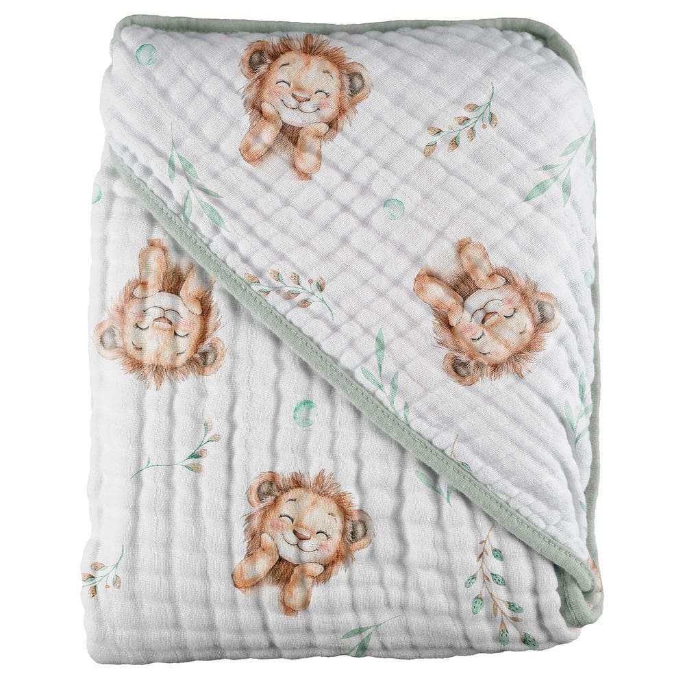Toalha de Banho Bebê Soft Com 3 Camadas De Fralda Baby Joy