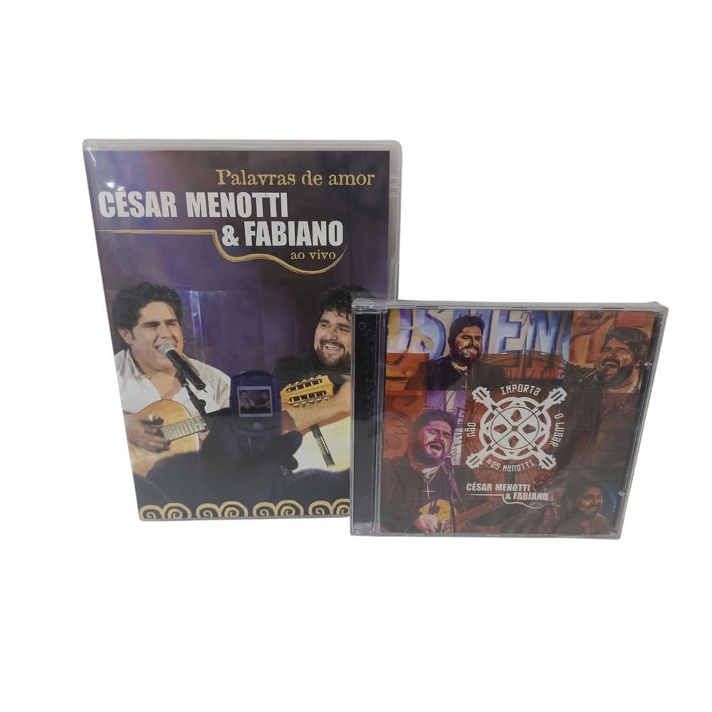 Dvd César Menotti & Fabiano – Palavras De Amor (Ao Vivo)/CD