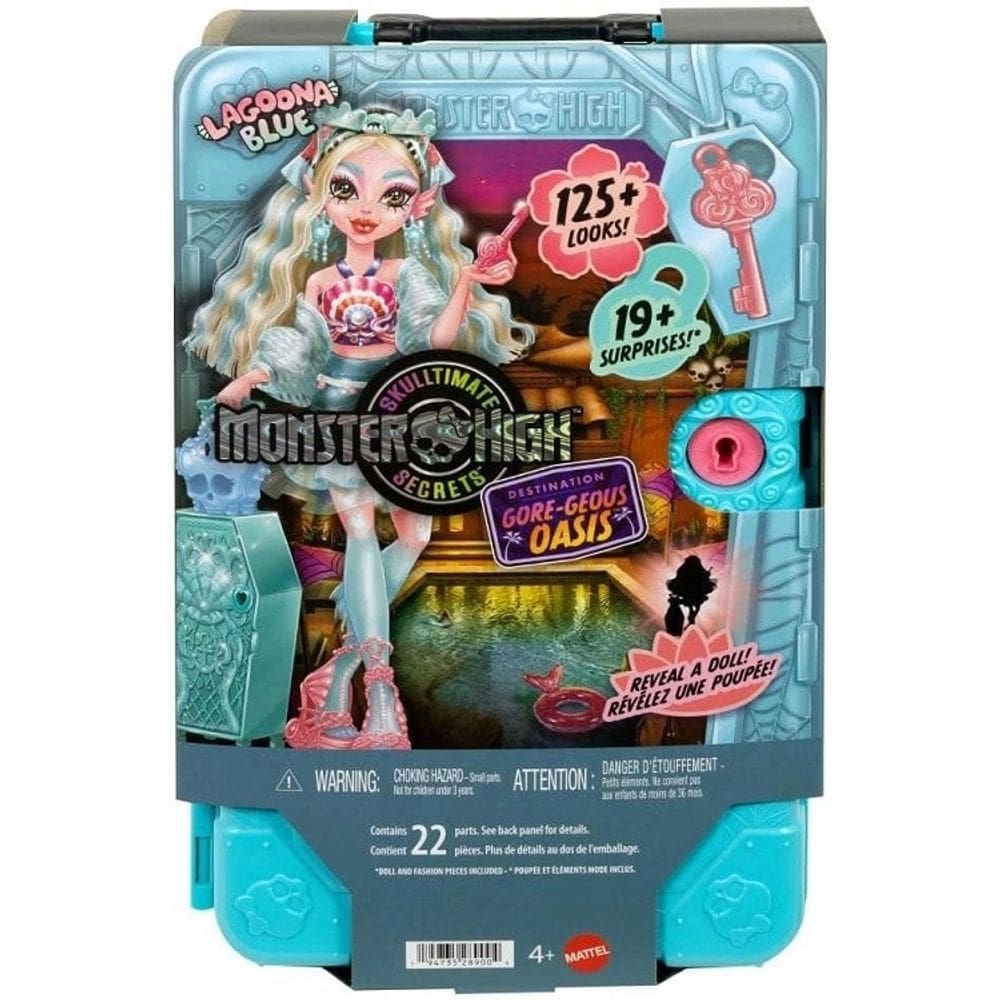 Monster High Skulltimate Secret Oásis Assustador -Destination Gore-Geous Oasis -Lagoona Blue - Mattel