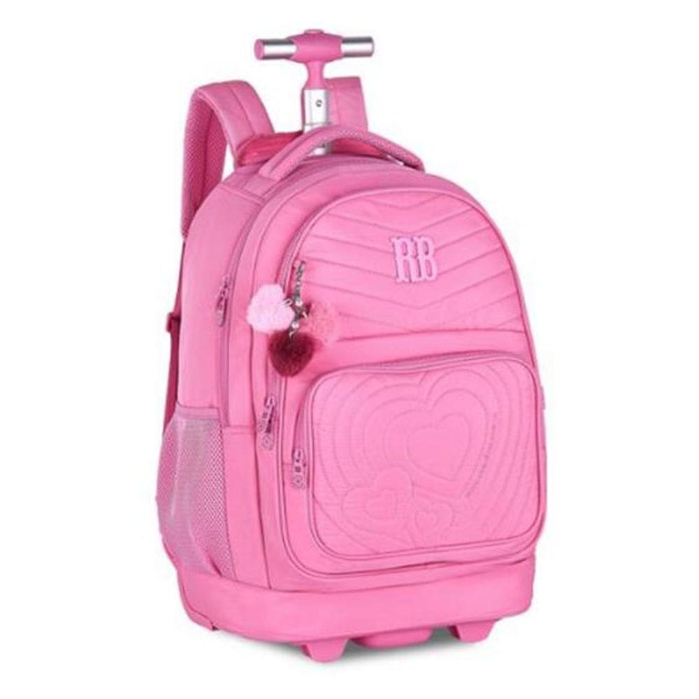 Mochila Rodinhas Reforçada Rebecca Bonbon Metalassê Oficial Clio RB24673