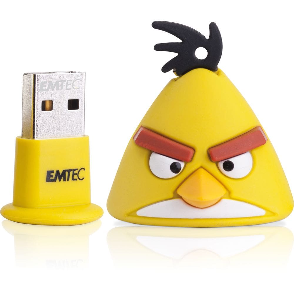 Pen Drive Emtec 8GB Angry Birds Yellow
