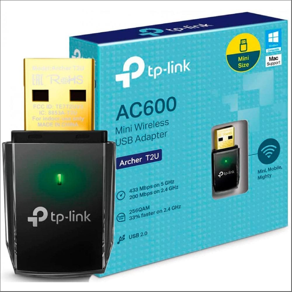 Adaptador Usb Wireless Tp-Link Ac600 Archer T2U