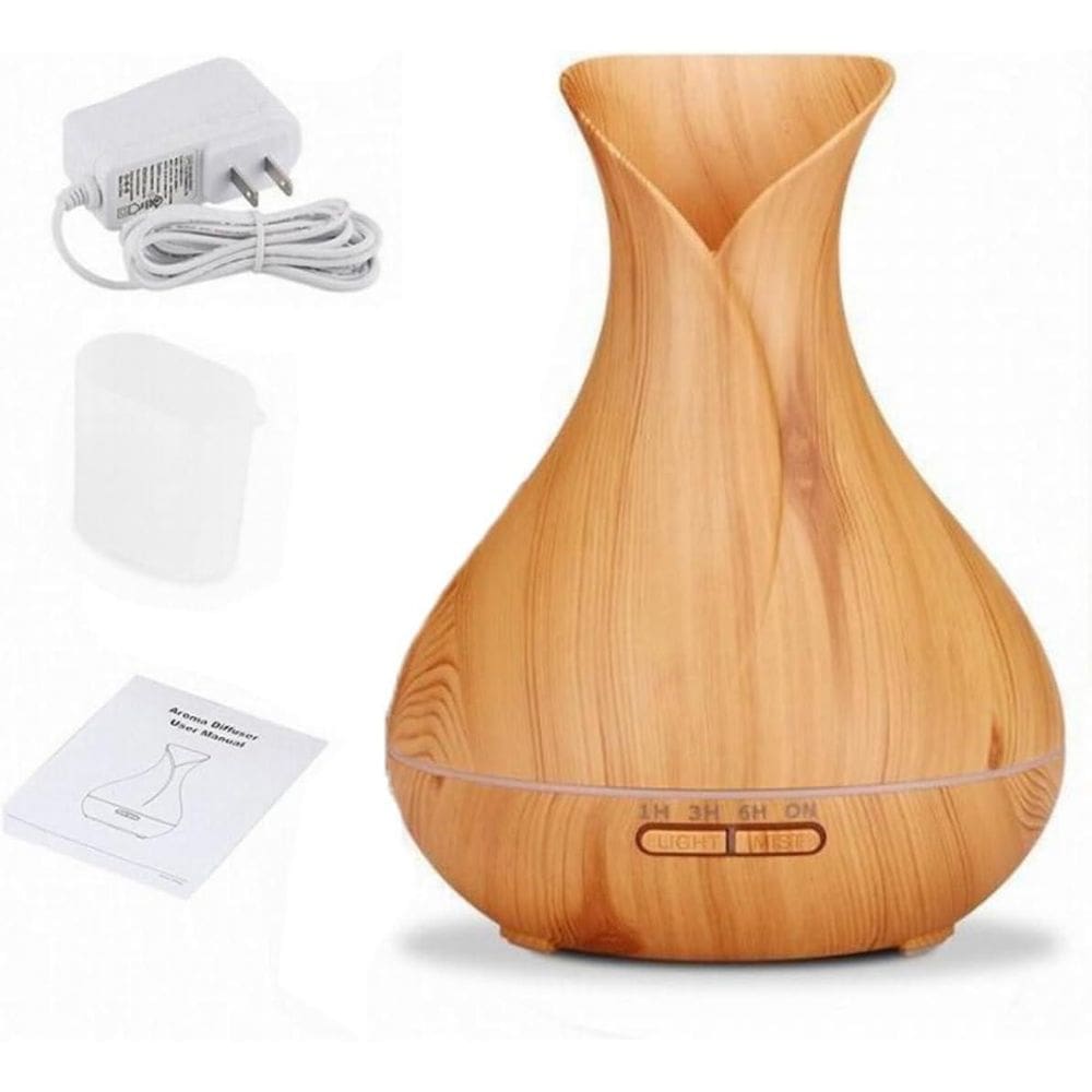 Super Difusor Aromas Pétala Ultrassônico Led 7 400Ml Led