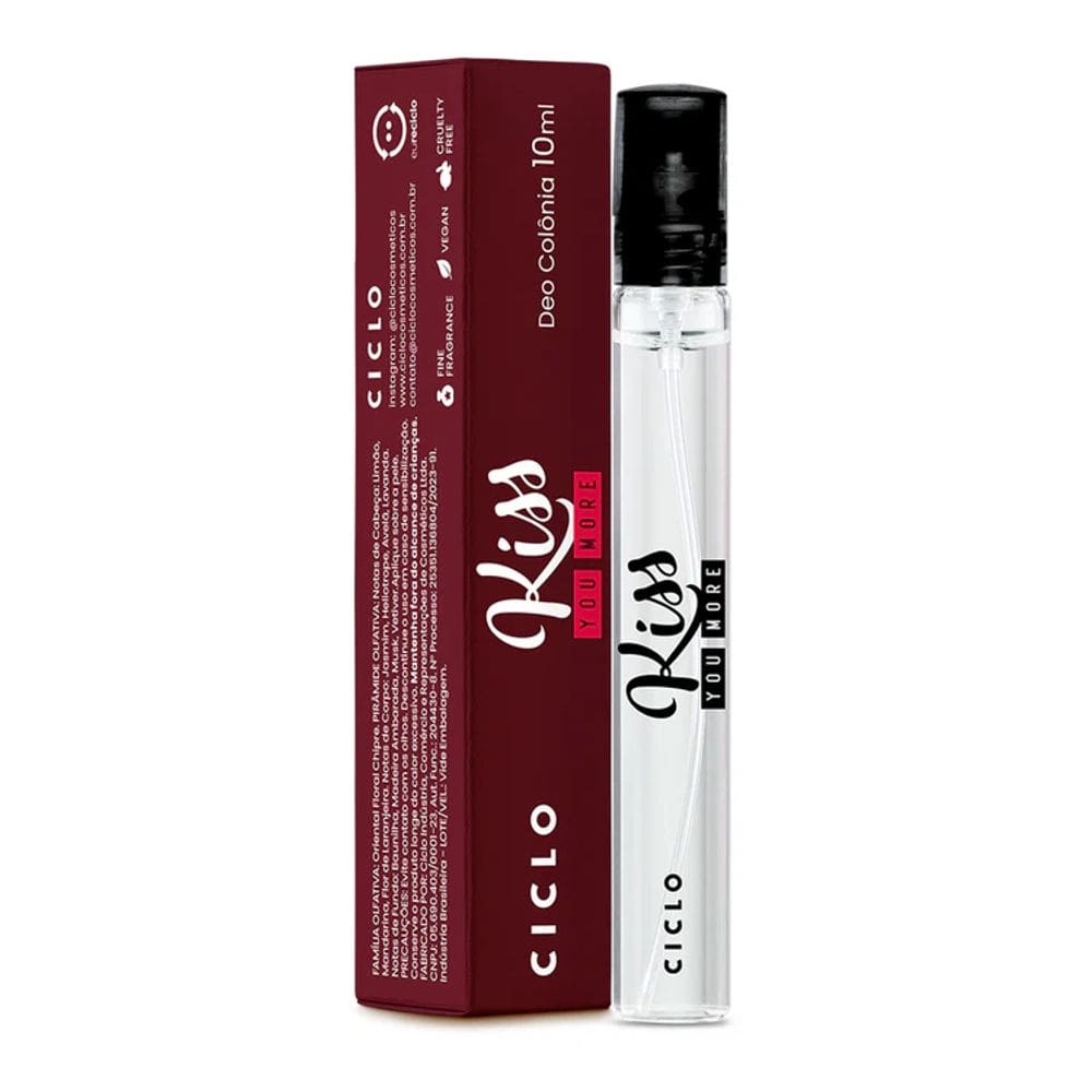 Deo Colonia Kiss You More 10ml Ciclo (2694)