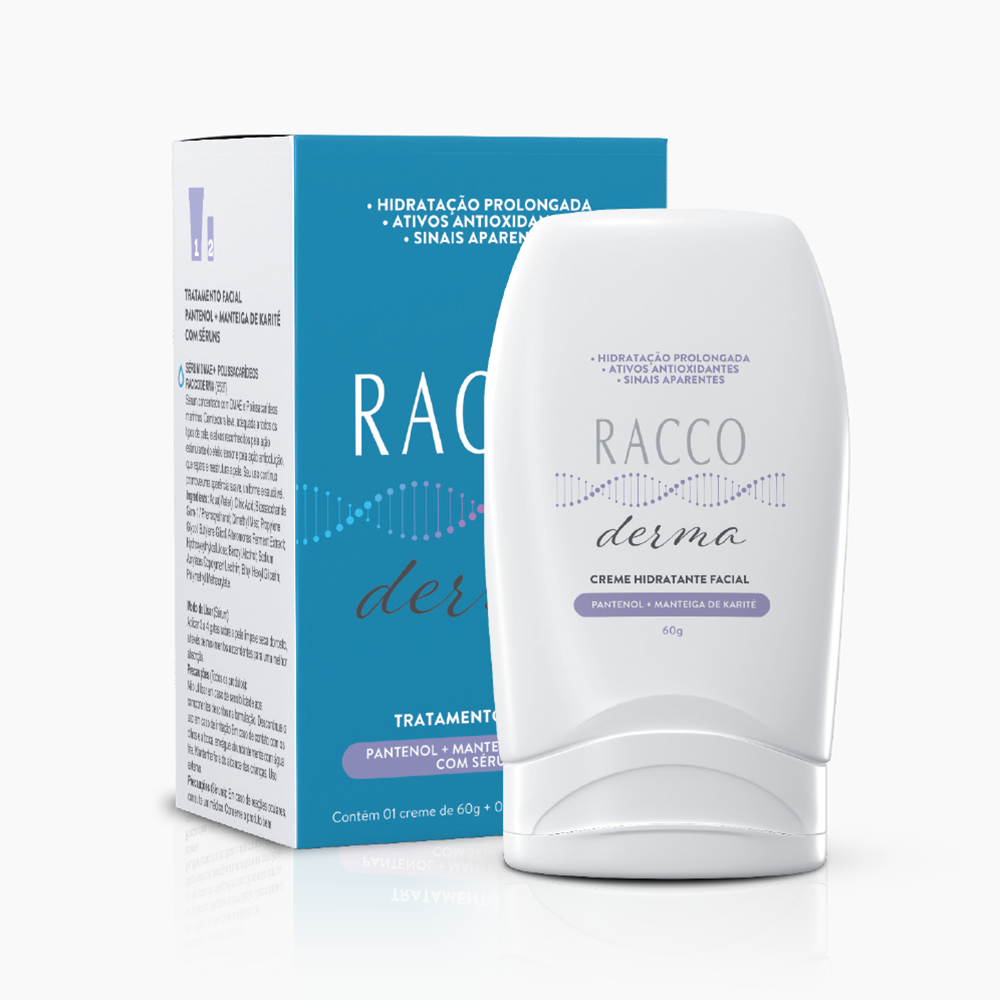 Creme Hidr Facial Antiss Pantenol+Manteiga Karite Racco 5532