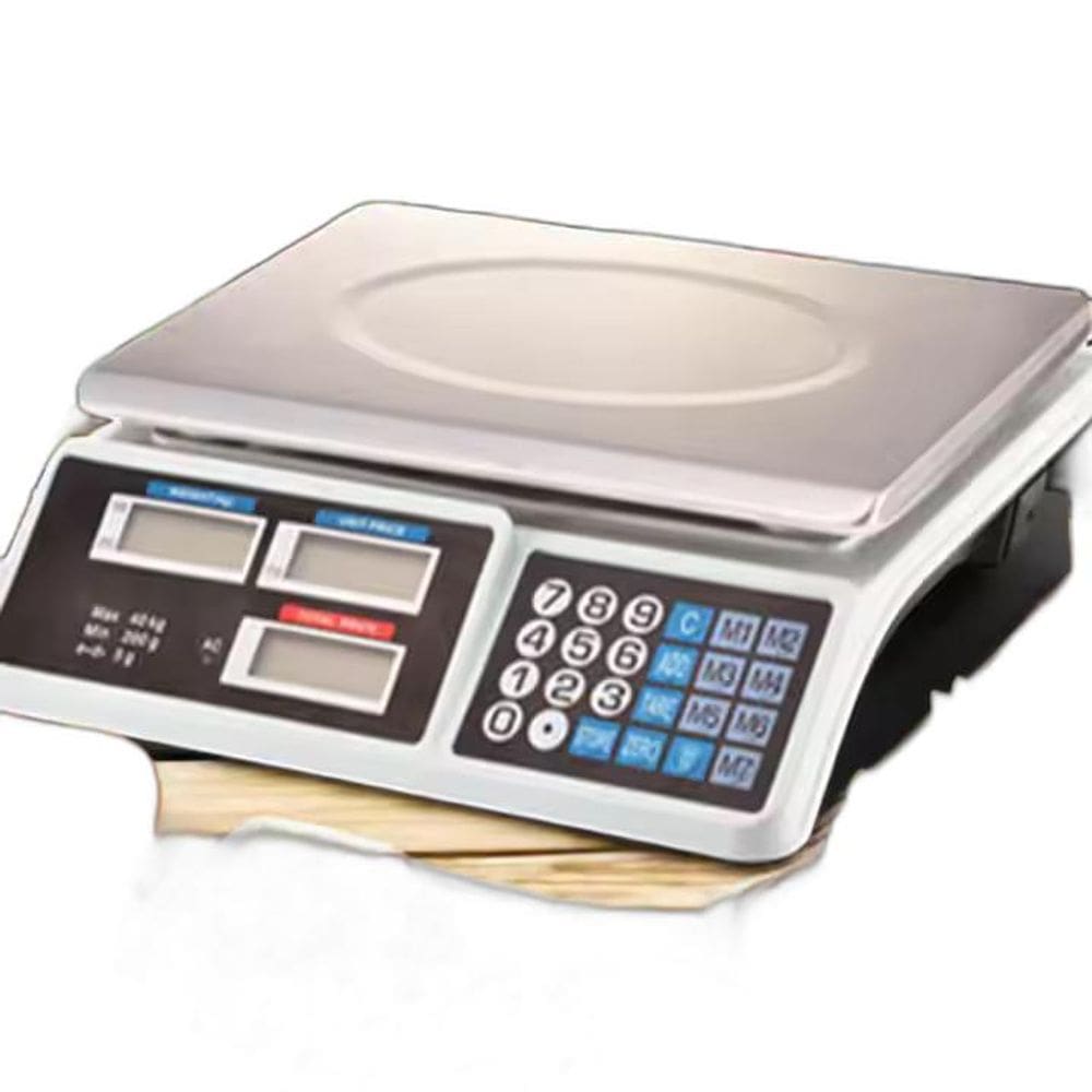 Ultra Balança Digital 40Kg Recarregável Feira & Hortifruti