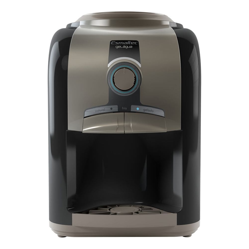 Bebedouro Compressor Gelada Natural Preto 127v - Esmaltec Preto 127v