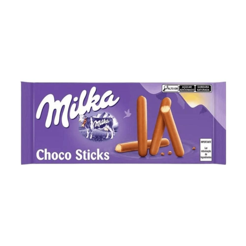 Biscoito Milka Choco Sticks 112g