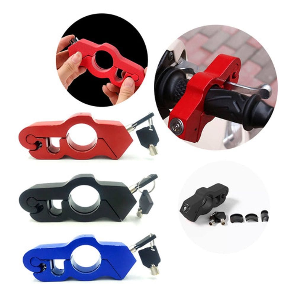 Trava De Guidão Com Cadeado De Combinação Para Moto