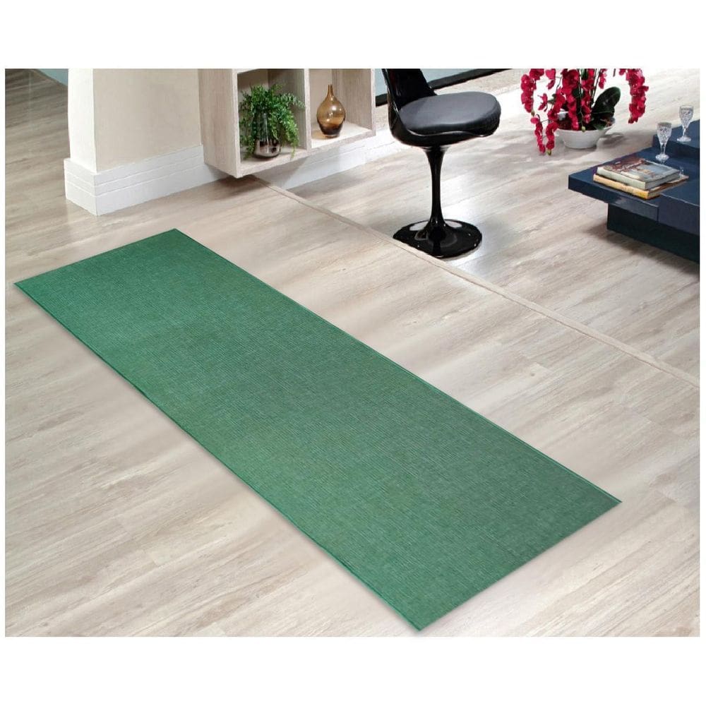 Tapete Passadeira Turim Antiderrapante 0,66X3,00 Verde