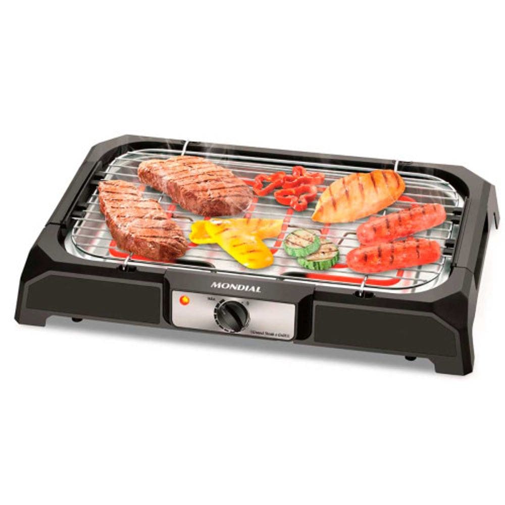 Churrasqueira Elétrica Mondial Preto 1800W CH-05