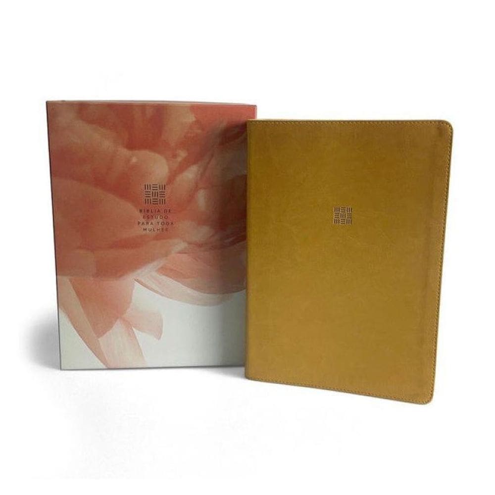 Bíblia De Estudo Para Toda Mulher (Nvt) - Capa Dourada/Bege