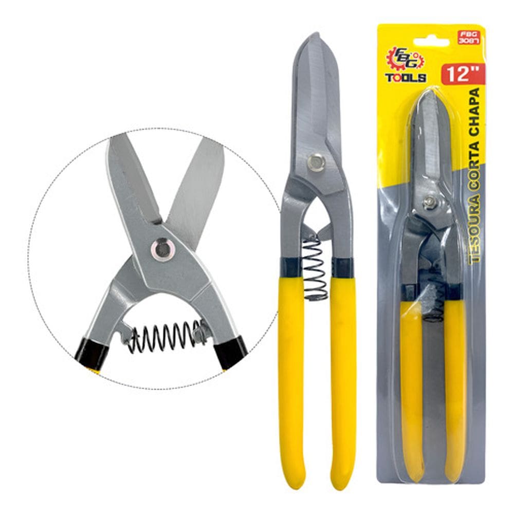 Tesoura De Cortar Chapa Bomder Aço De Liga