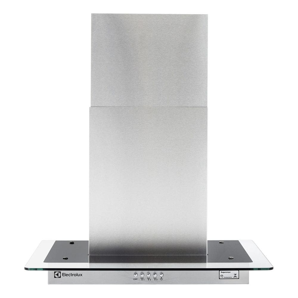 Coifa De Parede 60cm Inox Com Vidro Led 127v - Electrolux