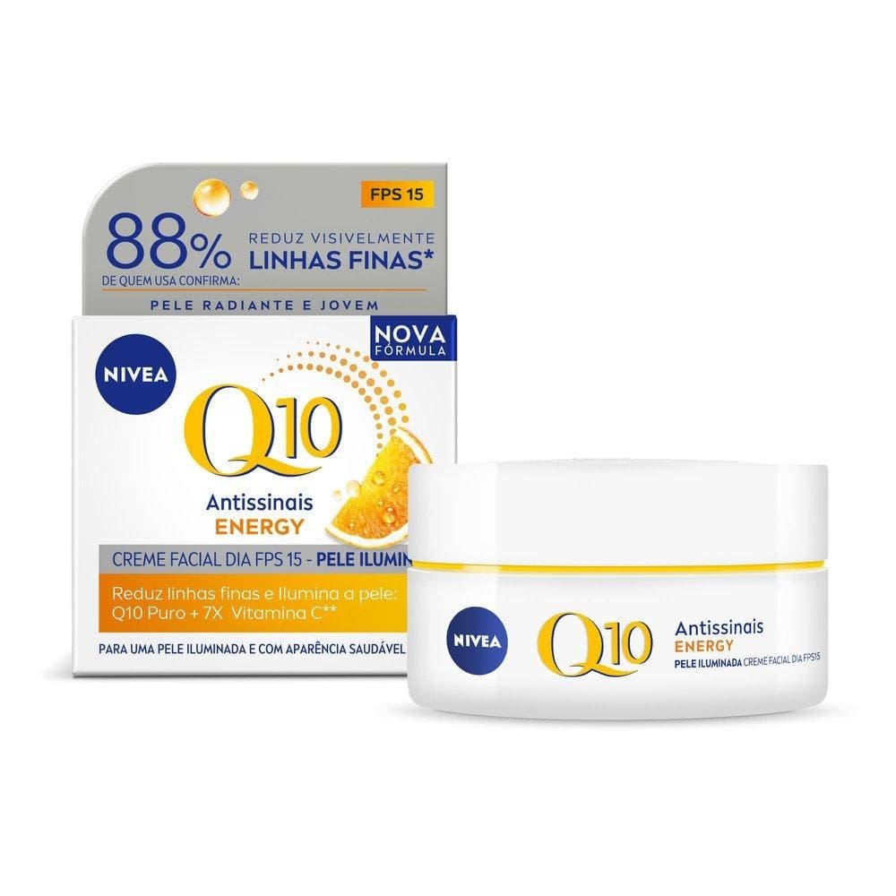 Creme Facial NIVEA Q10 Power Energy Antissinais Dia 50g