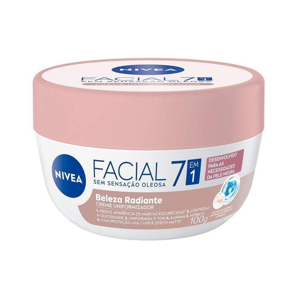 Hidratante Facial NIVEA Beleza Radiante 7 em 1  100g
